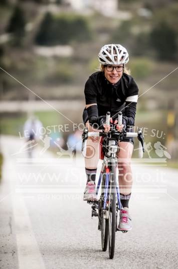 The Cyclist on the road